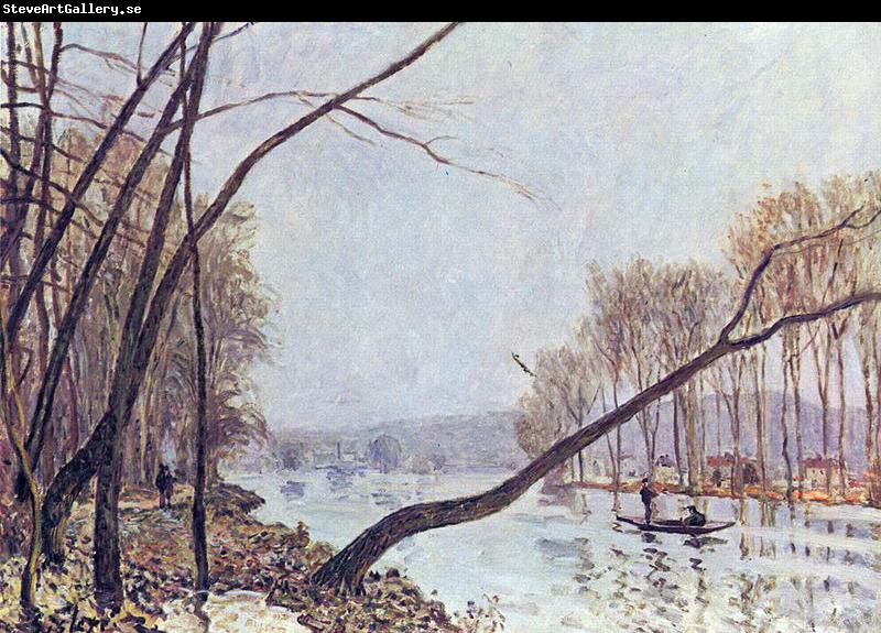 Alfred Sisley Ufer der Seine im Herbst